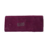 AN AMERICAN BRASS-MOUNTED RED VELVET CHANGE PURSE - photo 4