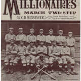 1908 "THE MILLIONAIRES MARCH" BASEBALL SHEET MUSIC - photo 1