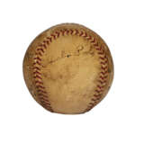 1935 "FIRST PITCH" TO BABE RUTH GAME USED BASEBALL (SI JOHNSON PROVENANCE) - фото 4