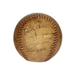 1935 "FIRST PITCH" TO BABE RUTH GAME USED BASEBALL (SI JOHNSON PROVENANCE) - фото 5