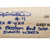 GARY SHEFFIELD AUTOGRAPHED AND INSCRIBED PROFESSIONAL MODEL BASEBALL BAT WITH PHOTO MATCH TO CAREER HOME RUN #424 - photo 4