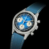 LECOULTRE . AN ATTRACTIVE STAINLESS STEEL CHRONOGRAPH WRISTWATCH WITH SWEEP CENTRE SECONDS - Foto 1