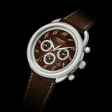 HERM&#200;S. A STAINLESS STEEL AUTOMATIC CHRONOGRAPH WRISTWATCH WITH DATE - photo 1