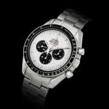 OMEGA. A STAINLESS STEEL LIMITED EDITION CHRONOGRAPH WRISTWATCH WITH BRACELET - фото 1
