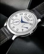 Power reserve indicator. F.P. JOURNE. A PLATINUM WRISTWATCH WITH POWER RESERVE