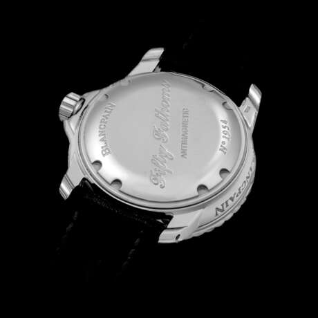 BLANCPAIN. A STAINLESS STEEL AUTOMATIC WRISTWATCH WITH SWEEP CENTRE SECONDS AND DATE - фото 2