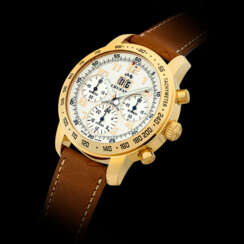 CHOPARD. AN 18K PINK GOLD LIMITED EDITION AUTOMATIC CHRONOGRAPH WRISTWATCH WITH DATE