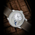 F.P. JOURNE. A PLATINUM AUTOMATIC WRISTWATCH WITH MOON PHASES, POWER RESERVE AND DATE - Auktionsarchiv