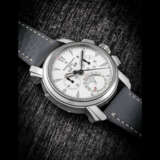 VACHERON CONSTANTIN. A PLATINUM PERPETUAL CALENDAR CHRONOGRAPH WRISTWATCH WITH LEAP YEAR INDICATOR AND MOON PHASES - photo 1