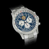 BREITLING. A STAINLESS STEEL LIMITED EDITION CHRONOGRAPH WRISTWATCH WITH BRACELET - Foto 1