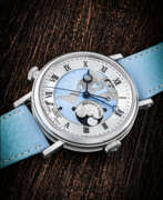 Weltzeit. BREGUET. A PLATINUM AUTOMATIC WORLD TIME WRISTWATCH WITH SWEEP CENTRE SECONDS, DATE AND DAY/NIGHT INDICATION