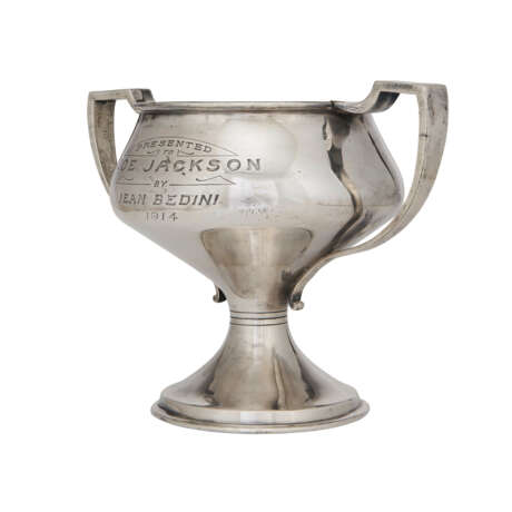 A `SHOELESS` JOE JACKSON TROPHY: A RARE AMERICAN SILVER-PLATED TWO-HANDLED PRESENTATION CUP - фото 2