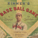 IMPORTANT 1894 ZIMMER`S BASE BALL GAME: A NOTED RARITY IN FINE CONDITION WITH EXCEPTIONAL DISPLAY VALUE - Foto 2