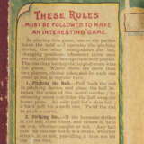 IMPORTANT 1894 ZIMMER`S BASE BALL GAME: A NOTED RARITY IN FINE CONDITION WITH EXCEPTIONAL DISPLAY VALUE - фото 5