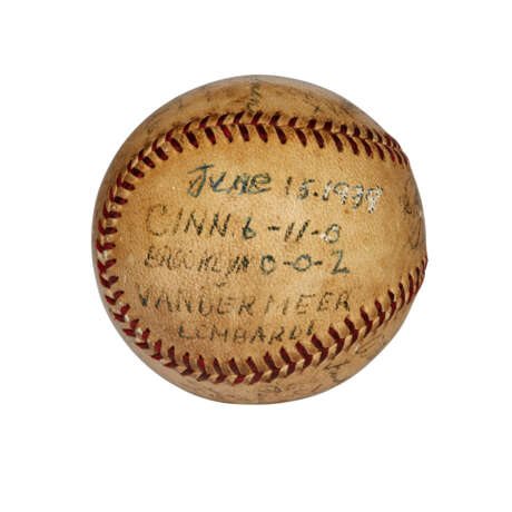 HISTORIC JOHNNY VANDER MEER FINAL OUT BASEBALLS FROM CONSECUTIVE 1938 NO HIT GAMES: SINGULAR ACCOMPLISHMENT IN MLB HISTORY (VANDER MEER FAMILY PROVENANCE) - photo 4