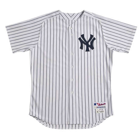 OUTSTANDING 2012 DEREK JETER GAME USED NEW YORK YANKEES HOME JERSEY - PHOTOMATCHED TO (3) GAMES VS. BOSTON (MLB AUTHENTICATION) (RESOLUTION PHOTOMATCH) - фото 1