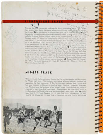EXCEEDINGLY SCARCE 1935 JACKIE ROBINSON AUTOGRAPHED "THE SEQUOIAN" JOHN MUIR TECHNICAL HIGH SCHOOL YEARBOOK (PSA/DNA) - photo 3