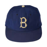 BROOKLYN DODGERS PROFESSIONAL MODEL BASEBALL HAT WITH ATTRIBUTION TO JACKIE ROBINSON C.1963-69 (MEARS AUTHENTICATION) - фото 1