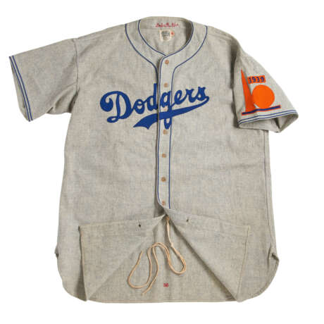 RARE 1938 BABE RUTH BROOKLYN DODGERS PROFESSIONAL MODEL ROAD UNIFORM (SGC/GROB: SUPERIOR) (MEARS A10) - photo 2