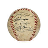 1934 UNITED STATES ALL-STAR TEAM TOUR OF JAPAN AUTOGRAPHED BASEBALL (PSA/DNA 7 NM) - photo 3