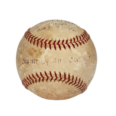 IMPORTANT OCTOBER 7, 1963 MICKEY MANTLE WORLD SERIES ATTRIBUTED HOME RUN BASEBALL (15TH CAREER WORLD SERIES HOME RUN TYING BABE RUTH RECORD) - photo 2