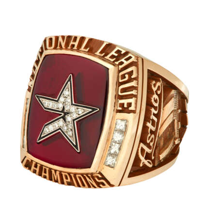 2005 HOUSTON ASTROS NATIONAL LEAGUE CHAMPIONSHIP RING (INAUGURAL WORLD SERIES APPEARANCE) - фото 3