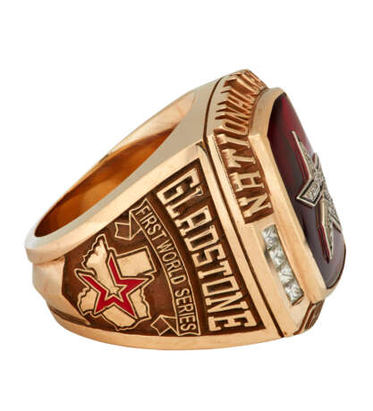 2005 HOUSTON ASTROS NATIONAL LEAGUE CHAMPIONSHIP RING (INAUGURAL WORLD SERIES APPEARANCE) - Foto 4