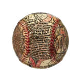 U.S. PRESIDENTIAL "HOME OPENER" FOLK ART DECORATED BASEBALL BY GEORGE SOSNAK C.1969 (EX-GARY CARTER COLLECTION) - photo 6