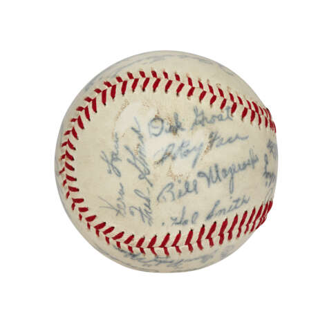 RARE OCTOBER 6, 1960 MICKEY MANTLE WORLD SERIES GAME #4 HOME RUN ATTRIBUTED BASEBALL (478 FOOT HR OUT OF FORBES FIELD)(SECOND OF TWO GAME #4 HOME RUNS) - photo 7