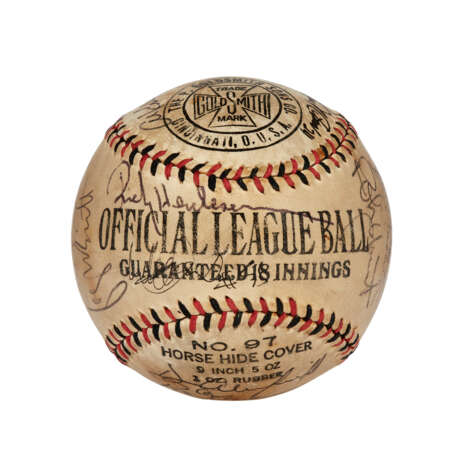 UNIQUE AND HISTORICALLY SIGNIFICANT 3,000 HIT MEMBER AUTOGRAPHED BASEBALL: A MONUMENTAL COLLECTING ACHIEVEMENT (PSA/DNA) - Foto 1