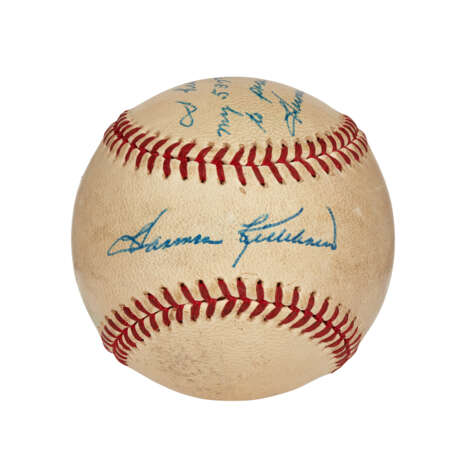 HARMON KILLEBREW AUTOGRAPHED AND INSCRIBED 537TH HOME RUN BASEBALL (PASSING MICKEY MANTLE AT 536 HRS)(PSA/DNA) - photo 1