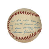 HARMON KILLEBREW AUTOGRAPHED AND INSCRIBED 537TH HOME RUN BASEBALL (PASSING MICKEY MANTLE AT 536 HRS)(PSA/DNA) - photo 2