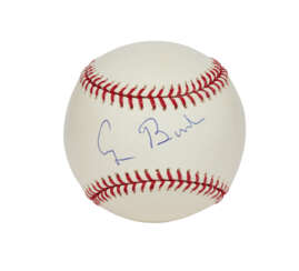 PRESIDENT GEORGE H.W. BUSH SINGLE SIGNED BASEBALL (PSA/DNA 10 GEM MINT)