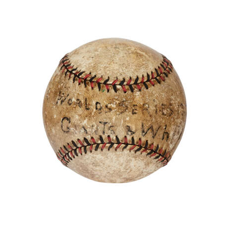 Vintage game used baseball with attribution to 1917 World Series - фото 1