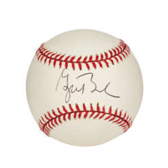 PRESIDENT GEORGE W. BUSH SINGLE SIGNED BASEBALL (PSA/DNA 8 NM-MT)