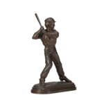 THREE BRONZE FIGURES OF A PITCHER, A STRIKER, AND A NEWSBOY - фото 11