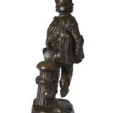 THREE BRONZE FIGURES OF A PITCHER, A STRIKER, AND A NEWSBOY - фото 19