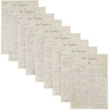 1952 MOE BERG HANDWRITTEN NOTES RELATED TO HIS WORK FOR THE CIA WITH ATOMIC ENERGY CONTENT (PSA/DNA) - photo 1