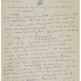1952 MOE BERG HANDWRITTEN NOTES RELATED TO HIS WORK FOR THE CIA WITH ATOMIC ENERGY CONTENT (PSA/DNA) - photo 2