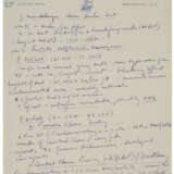 1952 MOE BERG HANDWRITTEN NOTES RELATED TO HIS WORK FOR THE CIA WITH ATOMIC ENERGY CONTENT (PSA/DNA) - фото 6