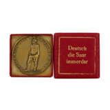 Medaille "Deutsch die Saar immerdar" im - photo 1