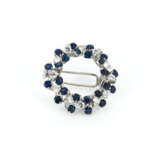 Sapphire-Diamond-Brooche - Foto 1