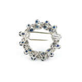 Sapphire-Diamond-Brooche - photo 3