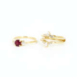 Ruby-Diamond-Ring with Ring-Jacket - photo 4