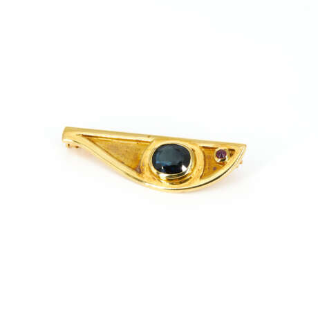 Sapphire-Ruby-Brooche - Foto 1