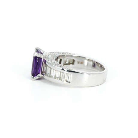 Amethyst-Diamond-Ring - photo 2