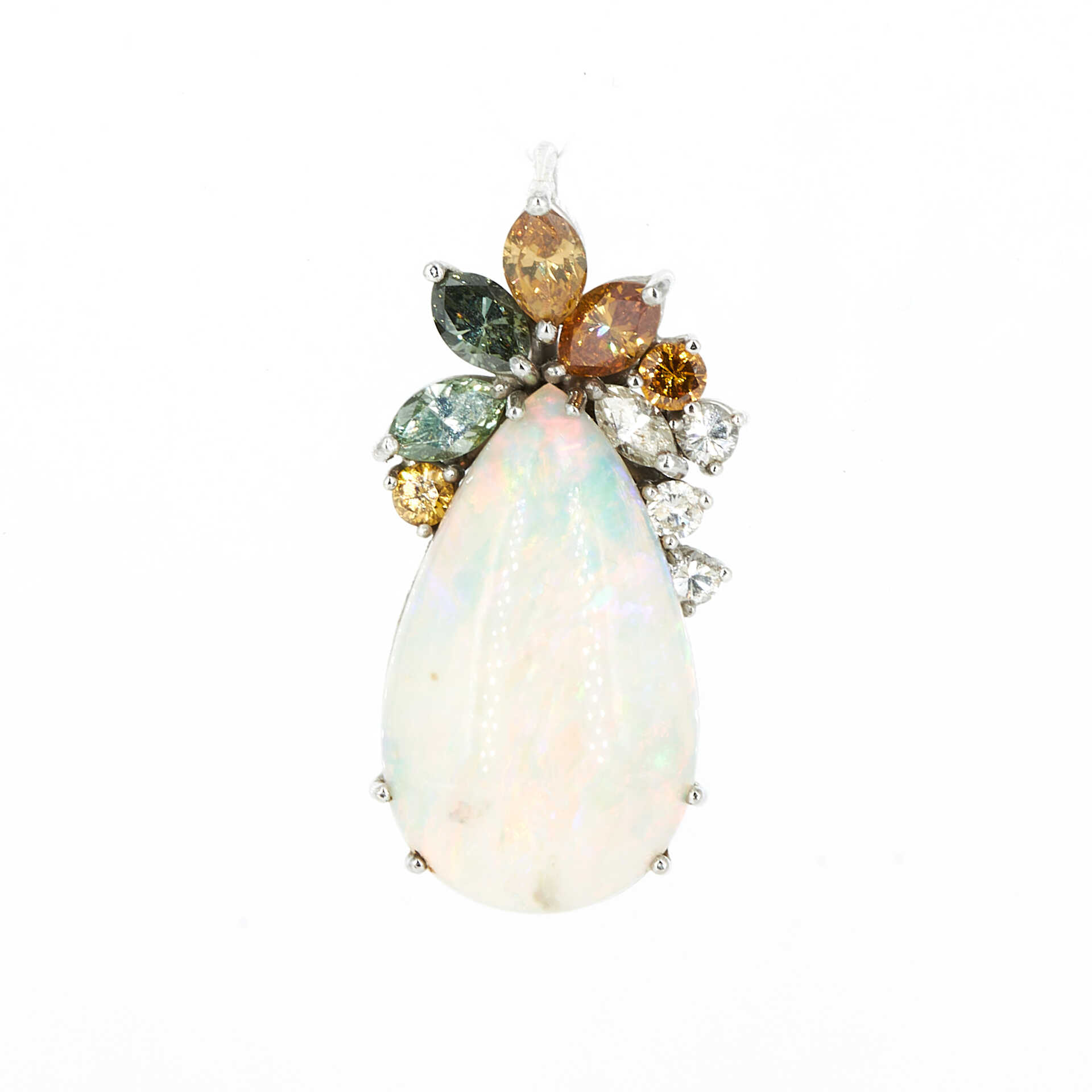 Opal-Diamond-Pendant