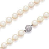 Pearl-Diamond-Necklace - Foto 1