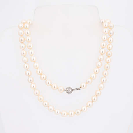 Pearl-Diamond-Necklace - фото 2