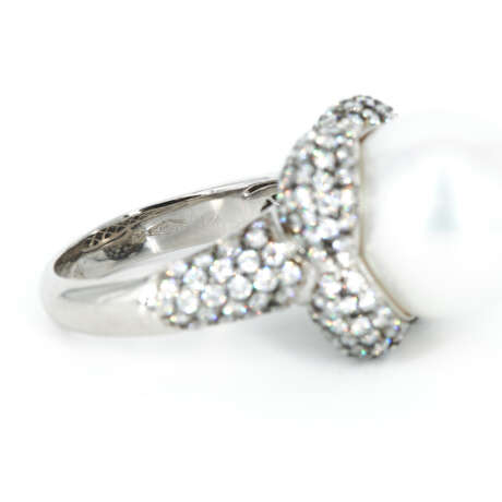 Pearl-Diamond-Ring - photo 4